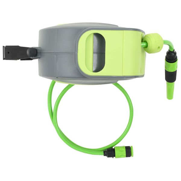 vidaXL Vattenslangvinda automatisk upprullning väggmonterad 10+1 m