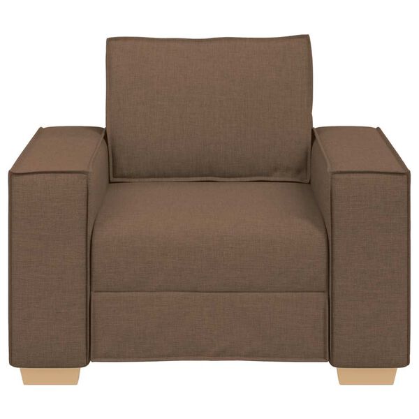 vidaXL Soffa brun 100x78x84 cm tyg