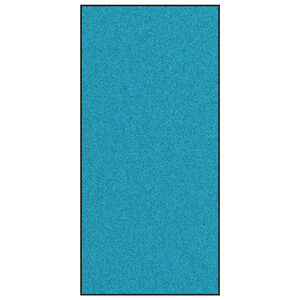 vidaXL D&ouml;rrmatta Cyan och svart 120 x 250 cm 100% Polyamid