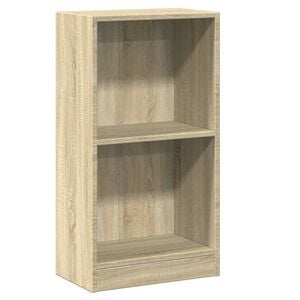 vidaXL Bokhylla sonoma-ek 40x24x75 cm konstruerat tr&auml;