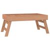 vidaXL Hopf&auml;llbar bricka 55x35x25 cm massivt teaktr&auml;