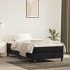 vidaXL Boxspring-s&auml;ngram svart 80x200 cm sammet