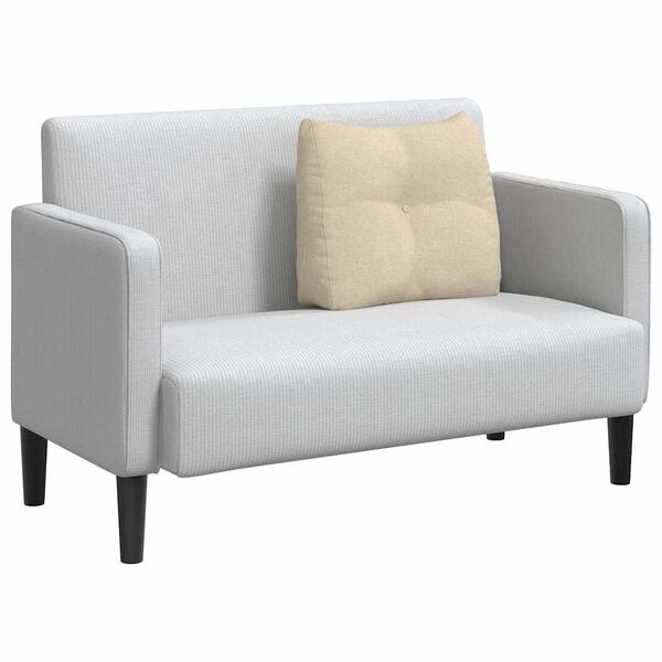 vidaXL Ryggkudde Kr&auml;m 60 x 24 x 50 cm tyg