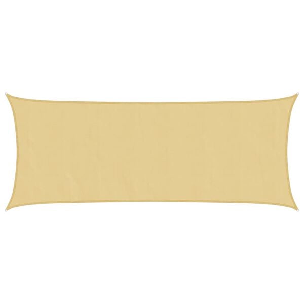 vidaXL Solsegel sandf&auml;rgat 5x2 m 100% polyesteroxford