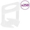 vidaXL Niv&aring;distanser 250 st 2 mm
