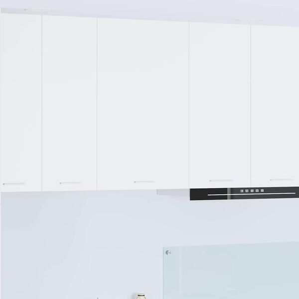 vidaXL H&auml;ngande sk&aring;p med lagring Vit 50 x 31 x 80 cm Konstruerat tr&auml;