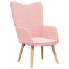 vidaXL f&aring;t&ouml;lj Rosa 62 x 67 x 95,5 cm Sherpa tyg