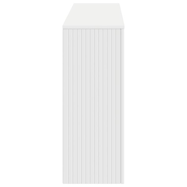 vidaXL Konsolbord Randig Vit 155 x 29 x 74 cm Konstruerat tr&auml;