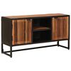 vidaXL Sideboard 105 x 30 x 55 cm Massivt mangotr&auml; och konstruerat tr&auml;