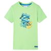 vidaXL T-shirt f&ouml;r barn neongr&ouml;n 116