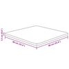 vidaXL Fyrkantig bordsskiva ljusbrun 90x90x1,5cm behandlad massiv ek