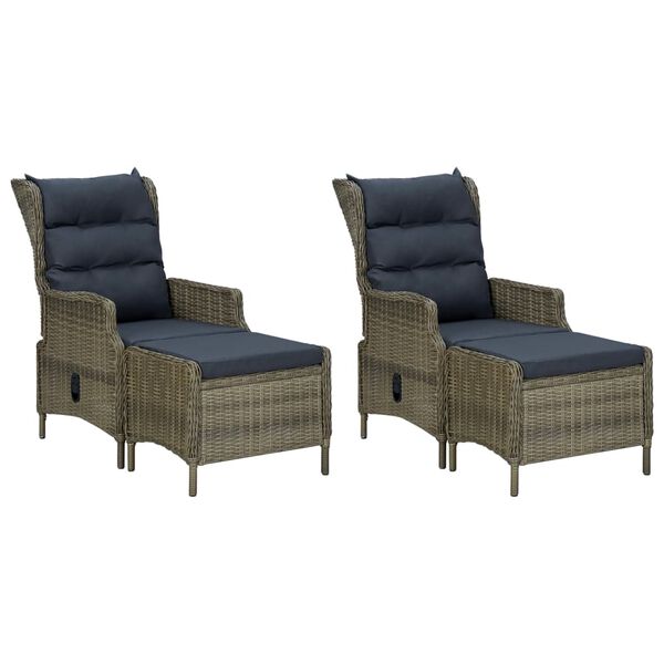 vidaXL Matgrupp f&ouml;r tr&auml;dg&aring;rden 7 delar brun