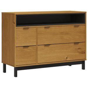 vidaXL Byr&aring; FLAM 110x40x80 cm massiv furu