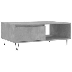 vidaXL Soffbord betonggr&aring; 90x60x35 cm konstruerat tr&auml;