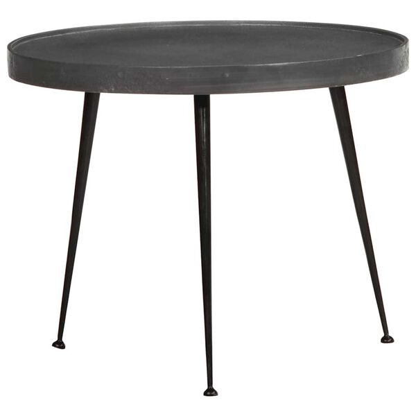 vidaXL Soffbord 3 delar silver, konstruerat trä