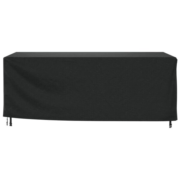 vidaXL &Ouml;verdrag f&ouml;r utem&ouml;bler 2 st svart 240x140x90 cm vattent&auml;t 420D