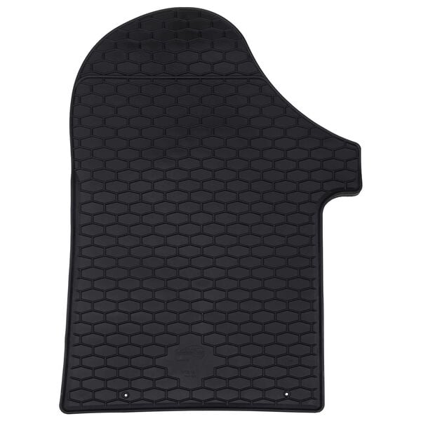 vidaXL Bilmatta 2 pcs Svart TPE