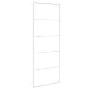 vidaXL Handduksh&auml;ngare vit 45x10x115 cm st&aring;l