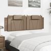 vidaXL Headboard Cushion "Viana" Cappuccino 160 cm Faux Leather