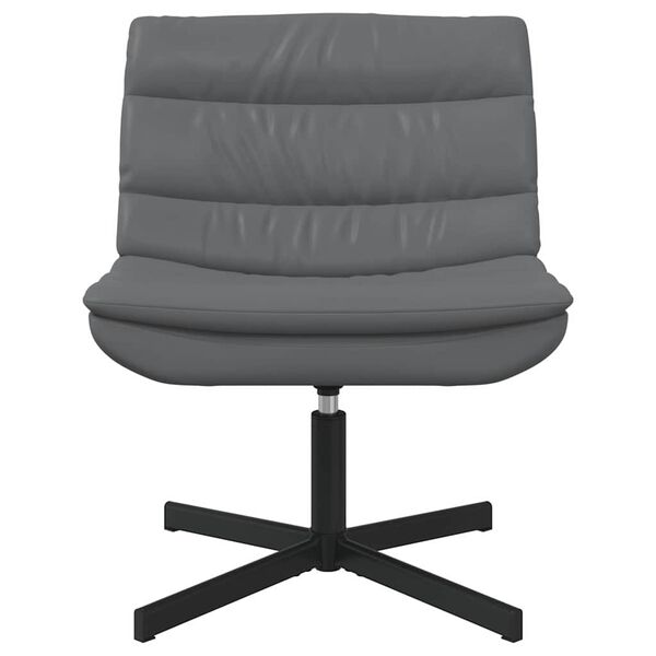 vidaXL Skrivstol Gr&aring; 63 x 75 x 76 cm PU