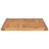 vidaXL Bordsskiva massiv teak 70x70x2,5 cm