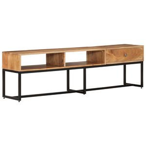 vidaXL Tv-b&auml;nk 160x30x45 cm massivt akaciatr&auml;
