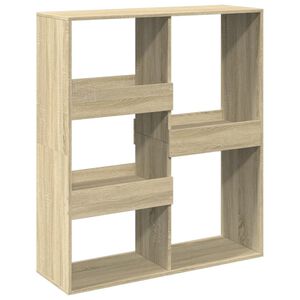 vidaXL Rumsavdelare sonoma-ek 100x33x115 cm konstruerat tr&auml;