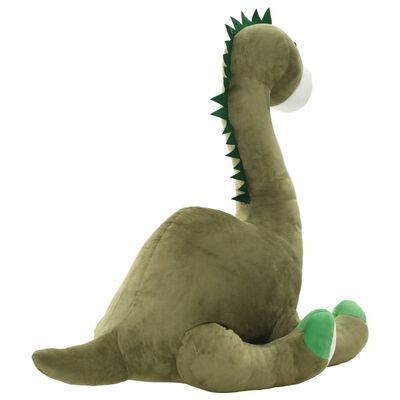 vidaXL Gosedjur brontosaurus plysch grön