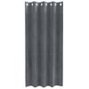 vidaXL M&ouml;rkl&auml;ggningsgardiner 2 pcs Ljusgr&aring; 140 x 175 cm Sammet