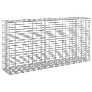 vidaXL Gabion med 5 mm tr&aring;d och 5x2,5 cm n&auml;t 100x20x50 cm
