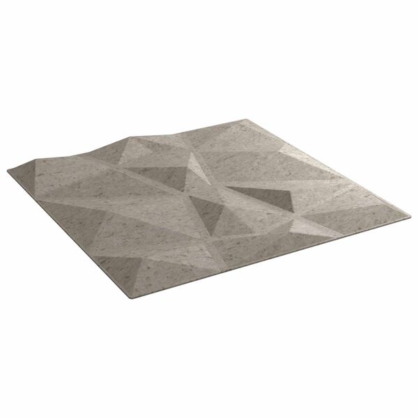 vidaXL V&auml;ggpaneler 48 pcs BetongGr&aring; 50 x 50 cm XPS Skum