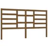 vidaXL S&auml;nggavel honungsbrun 206x4x104 cm massiv furu