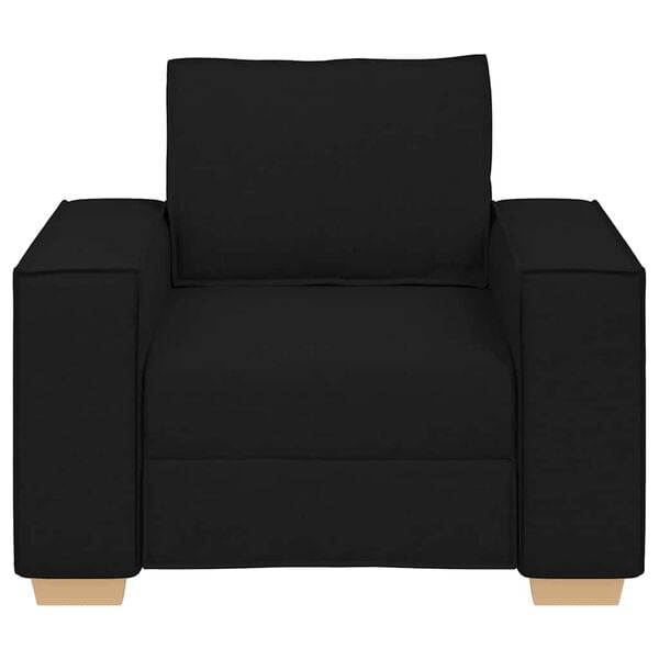 vidaXL Soffa svart 100x78x84 cm tyg