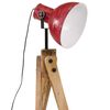 vidaXL Golvlampa 25 W n&ouml;tt r&ouml;d 45x45x120 cm E27