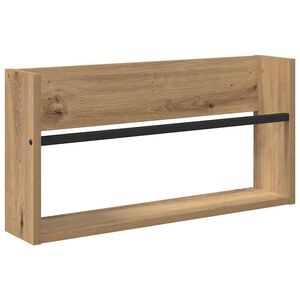 vidaXL Tidningshylla Artisan Ek 60 x 12 x 30 cm Konstruerat tr&auml;
