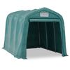 vidaXL Garaget&auml;lt PVC 2,4x3,6 m gr&ouml;n