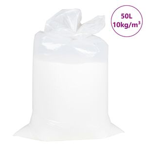 vidaXL Sitts&auml;ck fyllning EPS 50 L vit 10 kg/m&sup3;
