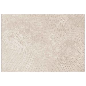 vidaXL Omr&aring;desmattor Rektangul&auml;r PALMERAS Beige 120 x 170 cm Polyester