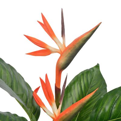 vidaXL Konstväxt Papegojblomma med kruka 100 cm röd