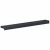 vidaXL F&ouml;nsterbr&auml;da Anthracit med tr&auml;&aring;dring 60 x 10 x 4,5 cm PVC
