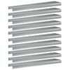 vidaXL Topprofil f&ouml;r rabattkant 10 st 100 x 20 x 5 cm