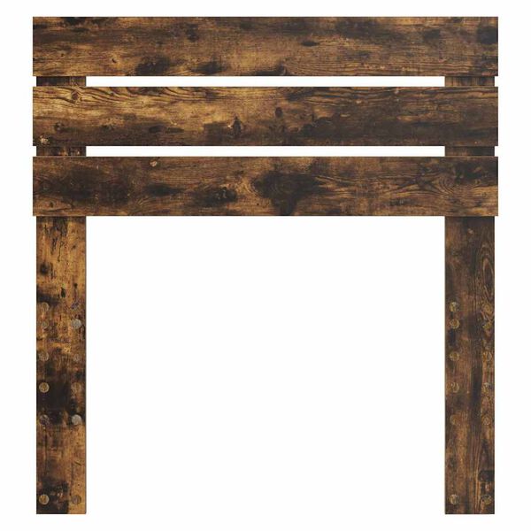 vidaXL Huvudgavel med huvudgavel R&ouml;kt ek 75 cm Konstruerat tr&auml;