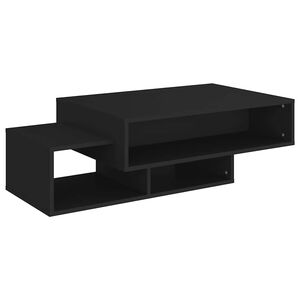 vidaXL Soffbord svart 105x55x32 cm konstruerat tr&auml;