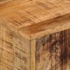 vidaXL V&auml;ggmonterat s&auml;ngbord 40x30x25 cm massivt mangotr&auml;