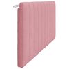 vidaXL Headboard Cushion "Hanko" Pink 200 cm Velvet