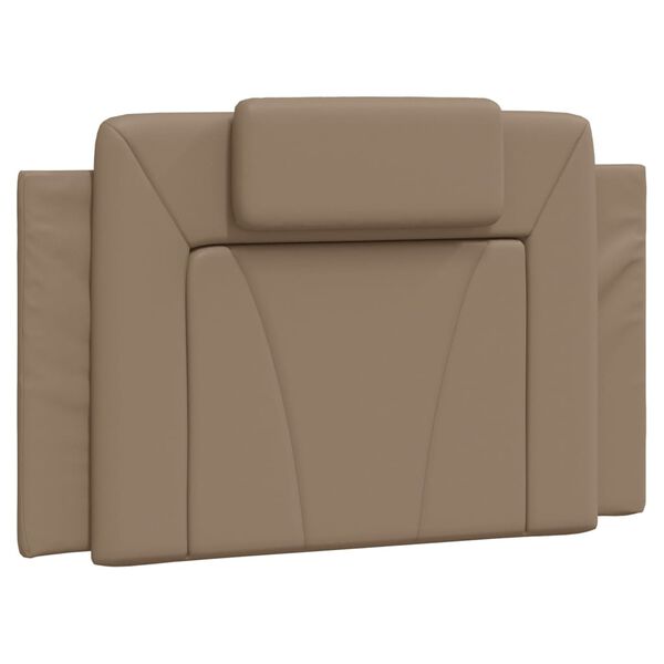 vidaXL Headboard Cushion "Viana" Cappuccino 90 cm Faux Leather