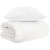 vidaXL T&auml;ckeset 2 st Vit Bambufiber