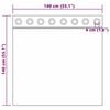 vidaXL Mörkläggningsgardiner med Ringar 2 pcs Ljusblå 140 x 140 cm
