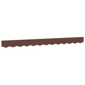 vidaXL Markisvolang brun randig 300 cm