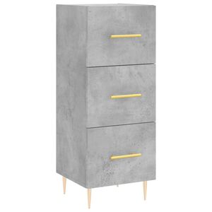 vidaXL Sk&aring;p betonggr&aring; 34,5x34x90 cm konstruerat tr&auml;